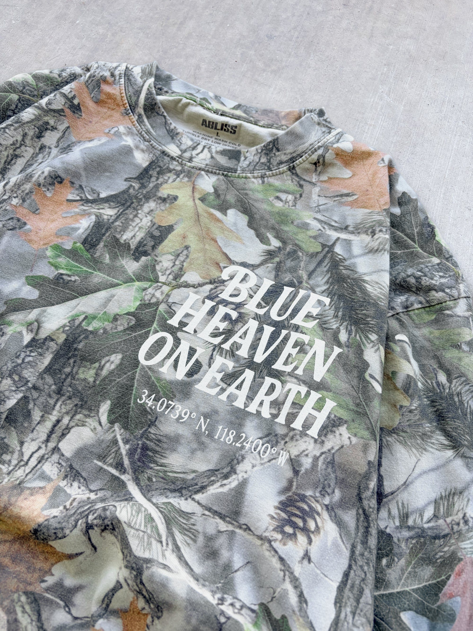 Vintage Camo - Blue Heaven Long Sleeve