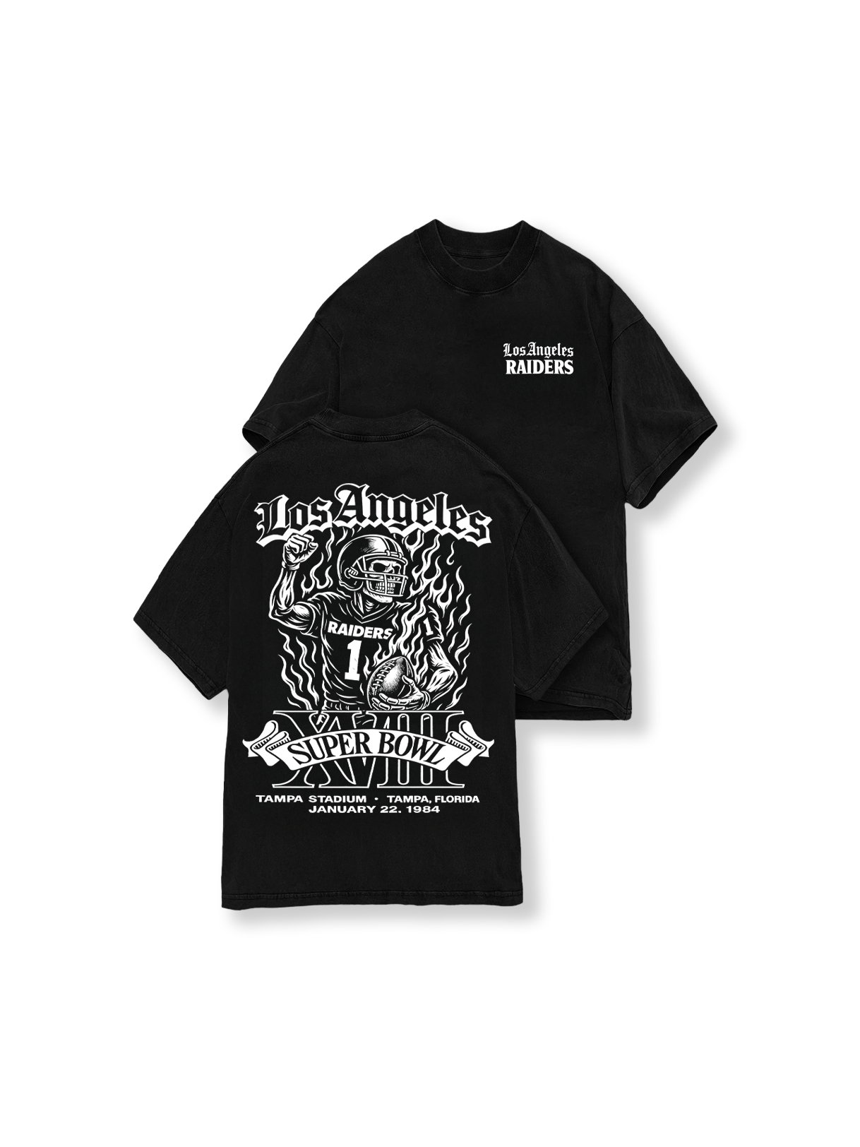 Black - 1984 LA Raiders Tee