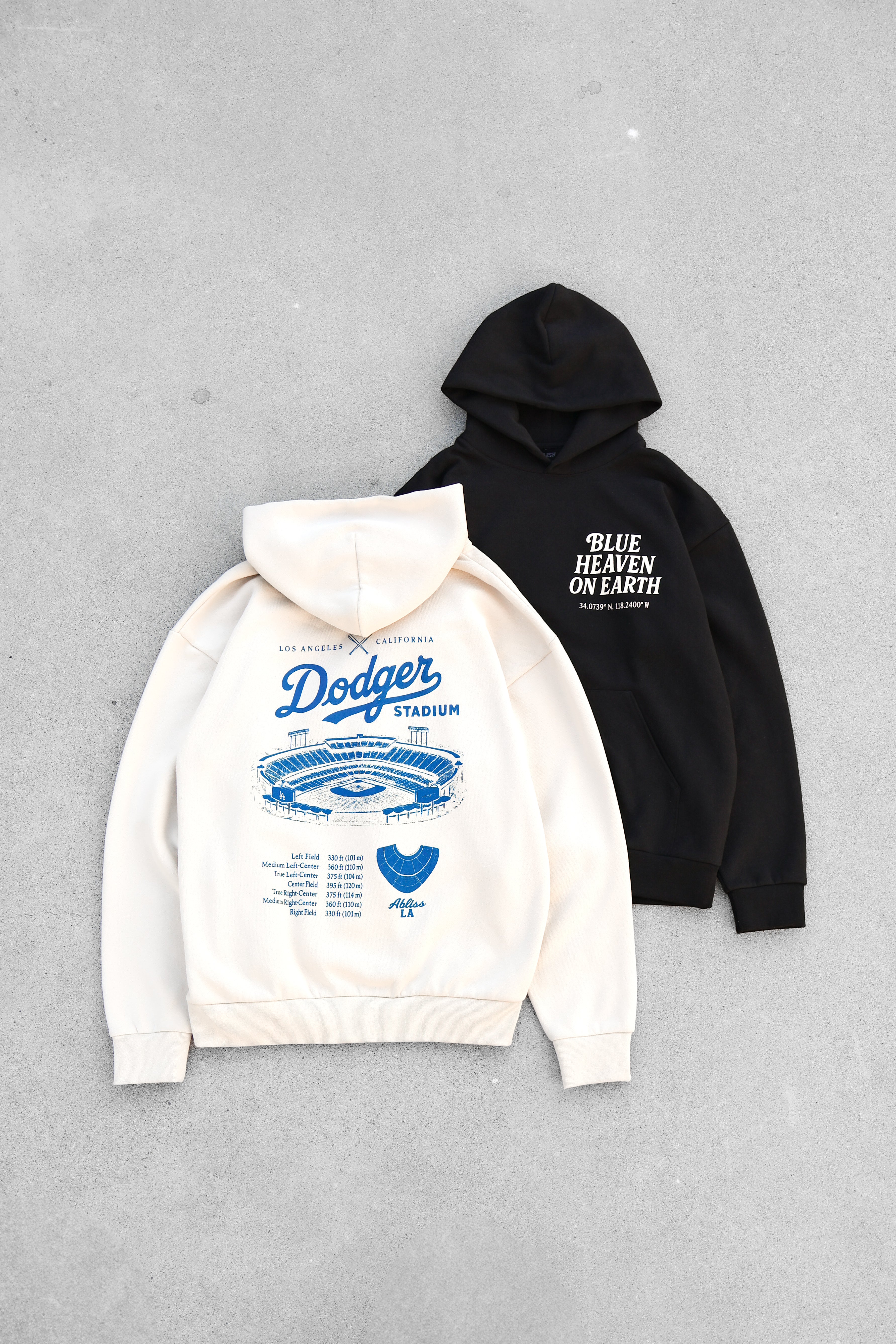 Cream - Blue Heaven Hoodie – ABLISS