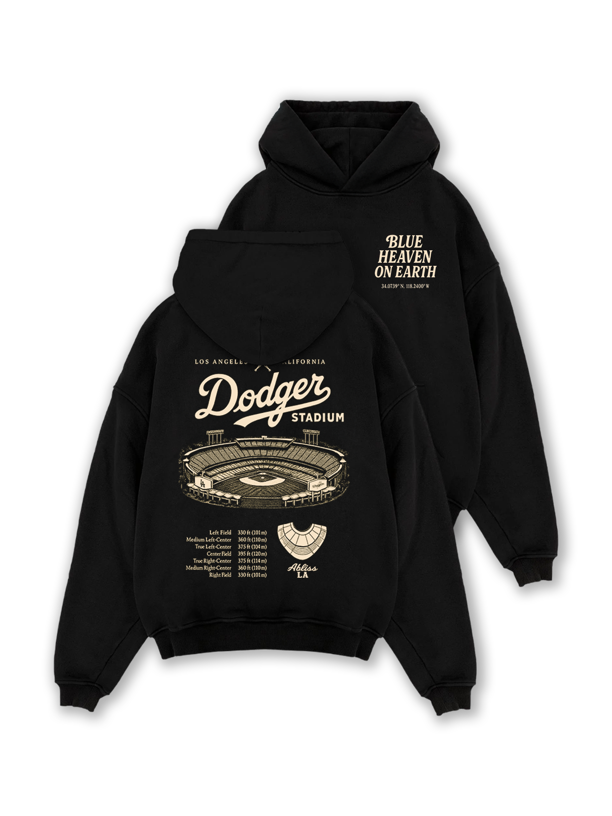 Black - Blue Heaven Hoodie – ABLISS