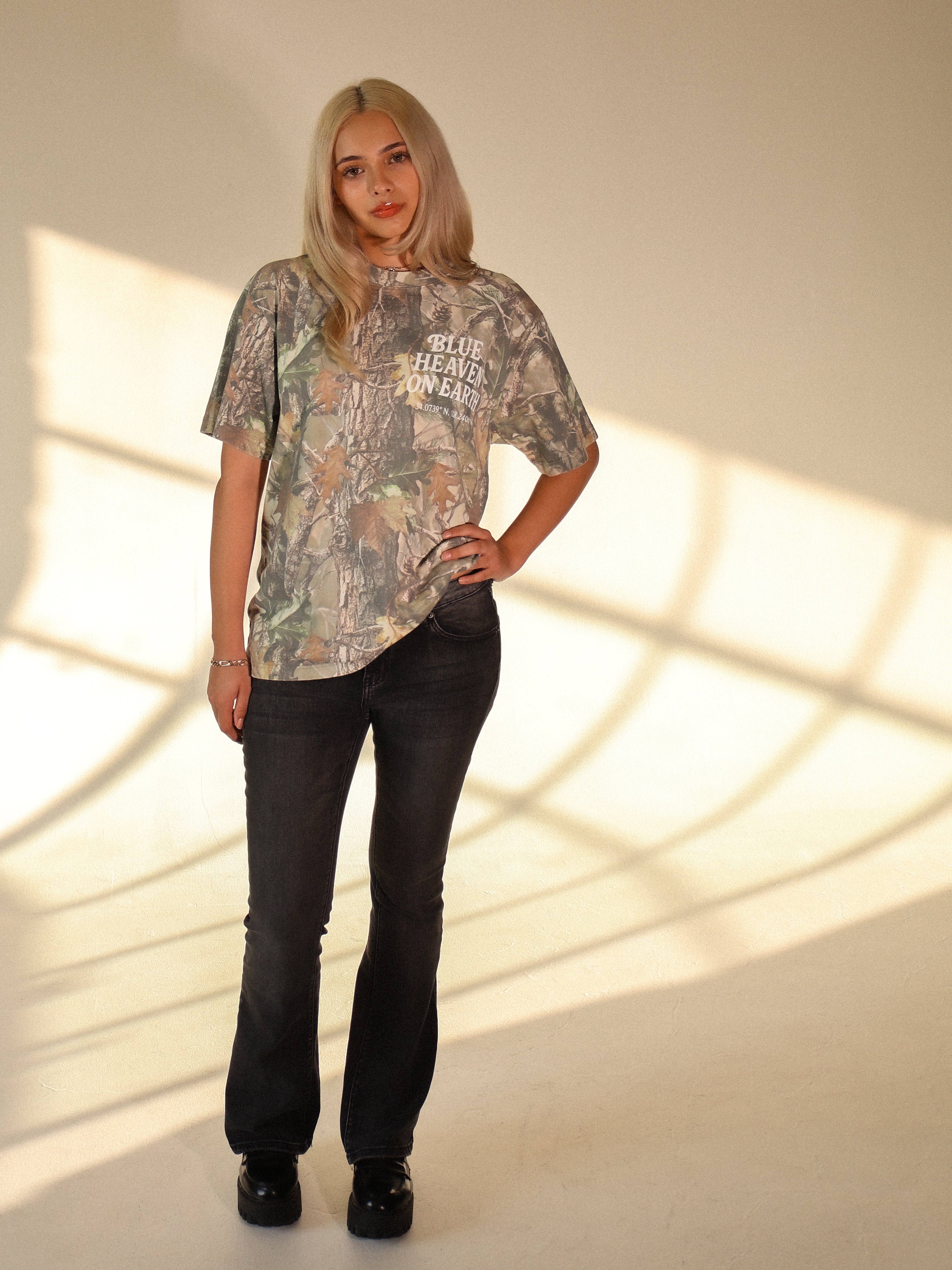 Vintage Camo - Blue Heaven Tee – ABLISS