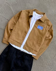 Tan - Box Logo Work Jacket
