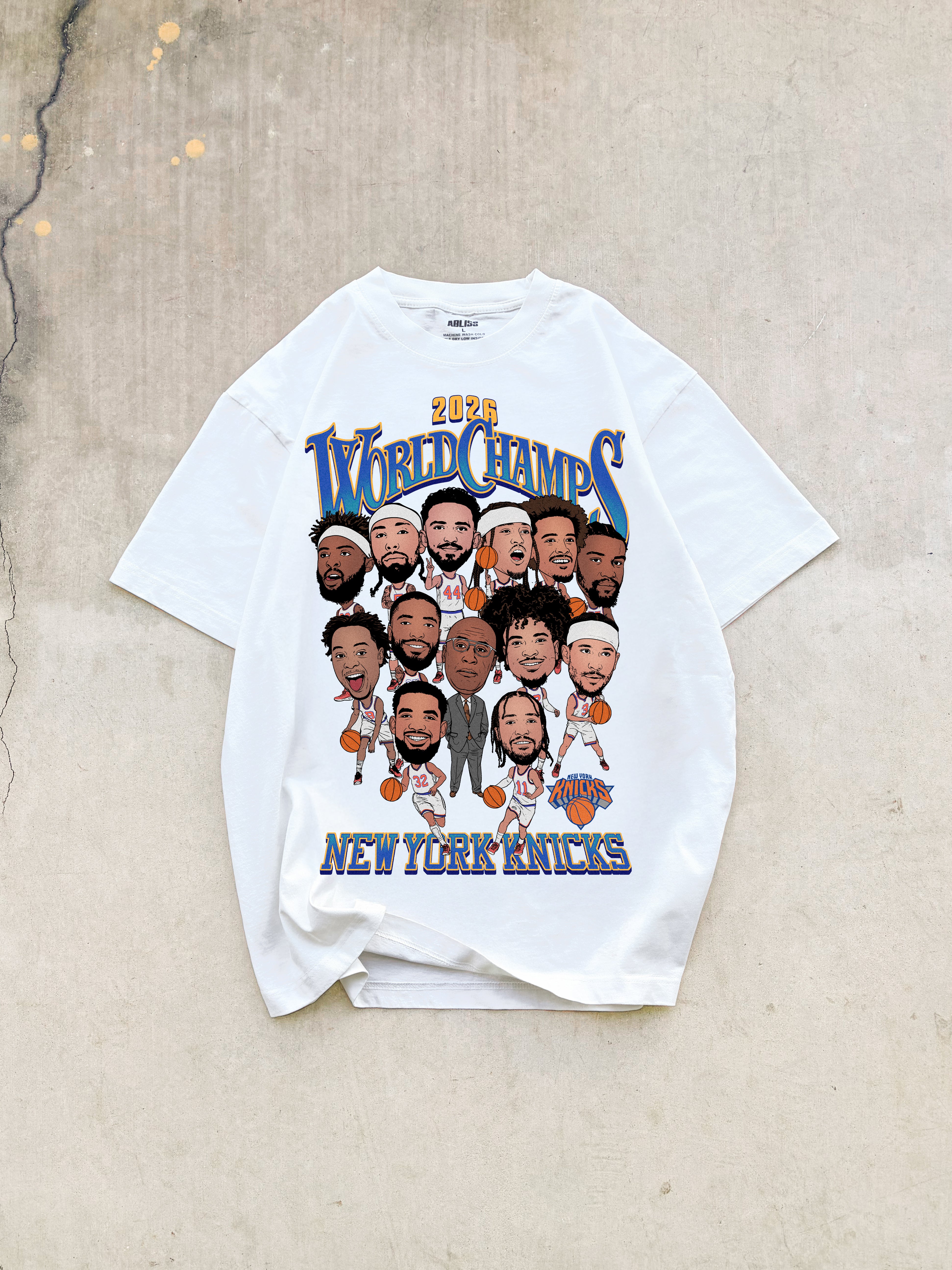 Off White - Knicks Champs Tee – ABLISS