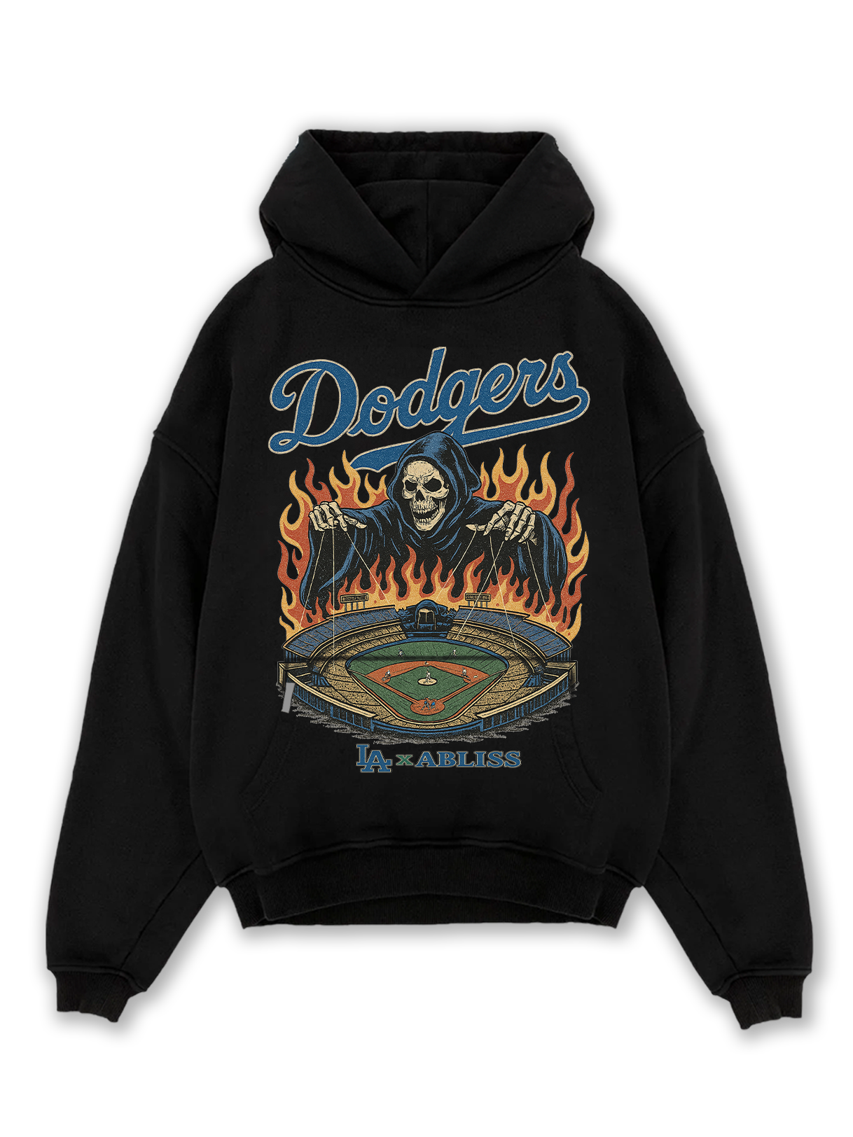 Black - Dodgers Reaper Hoodie – ABLISS Black - Dodgers Reaper Hoodie – ABLISS