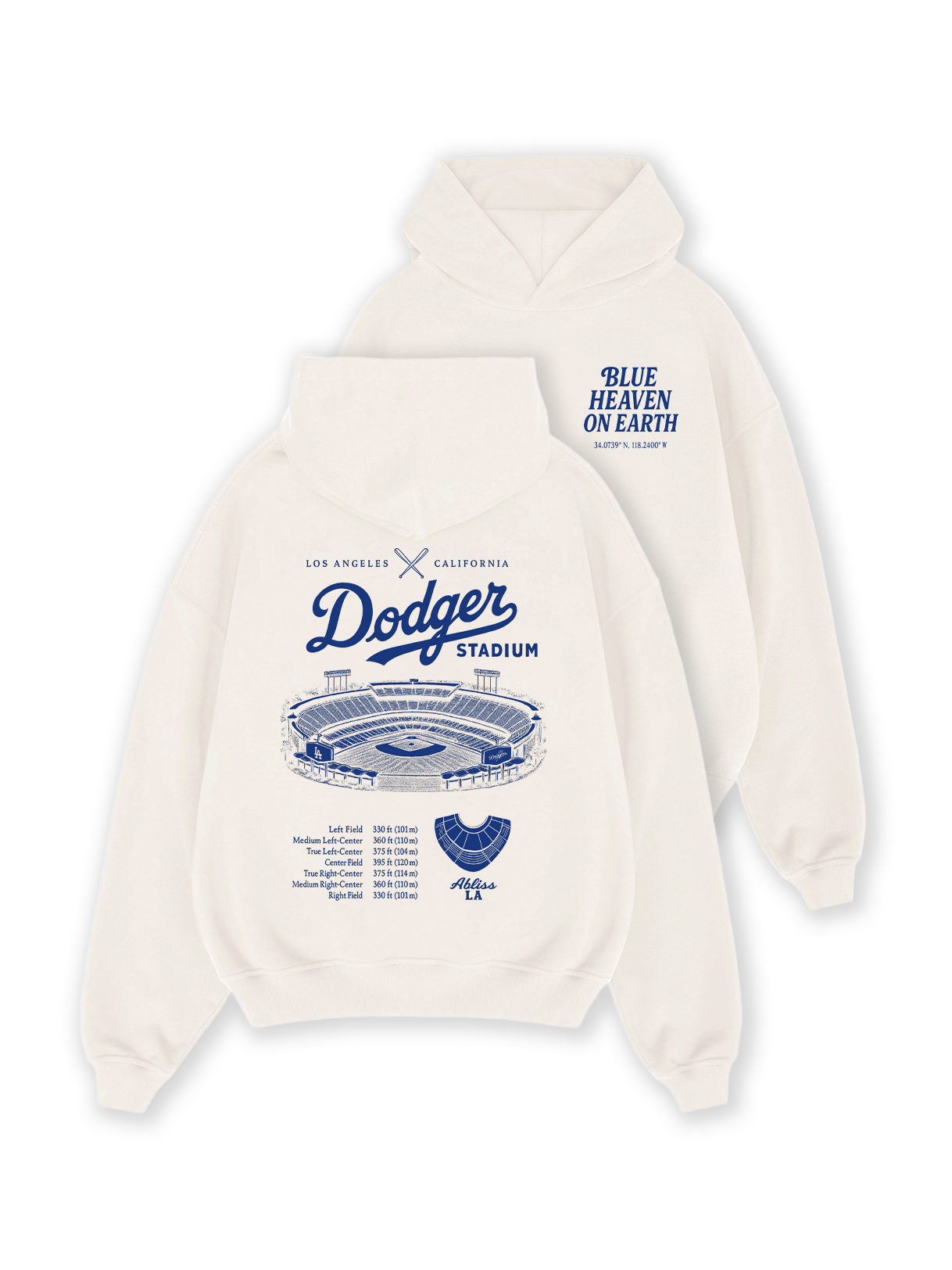 Cream - Blue Heaven Hoodie – ABLISS