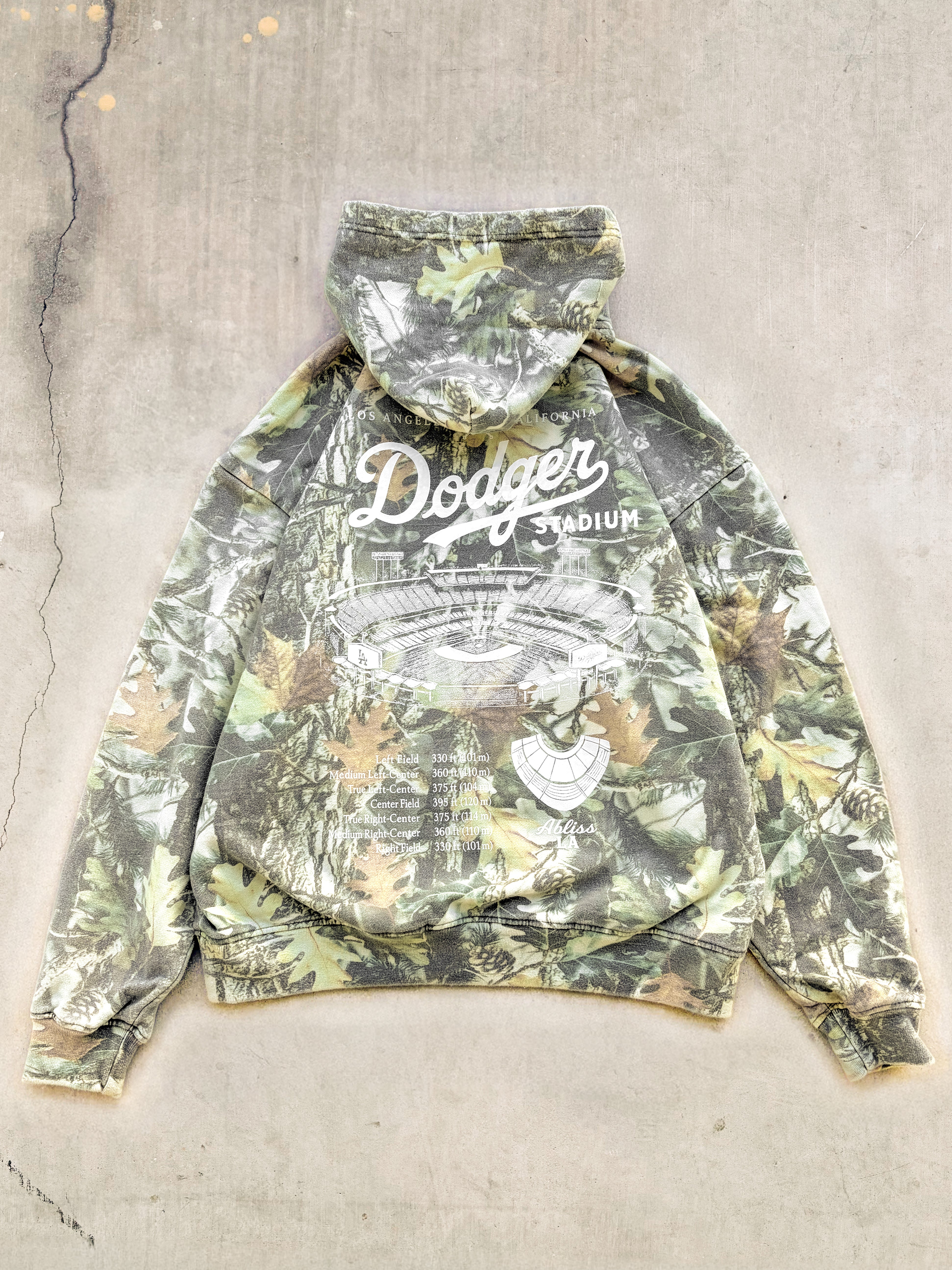 Vintage Camo - Premium Blue Heaven Hoodie – ABLISS
