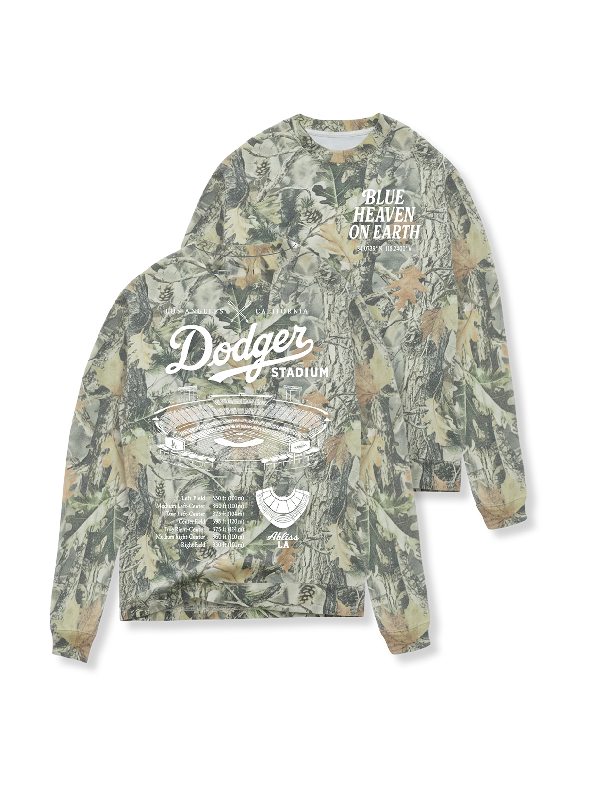 Vintage Camo - Blue Heaven Long Sleeve