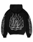 Black - Eternal Flame Hoodie