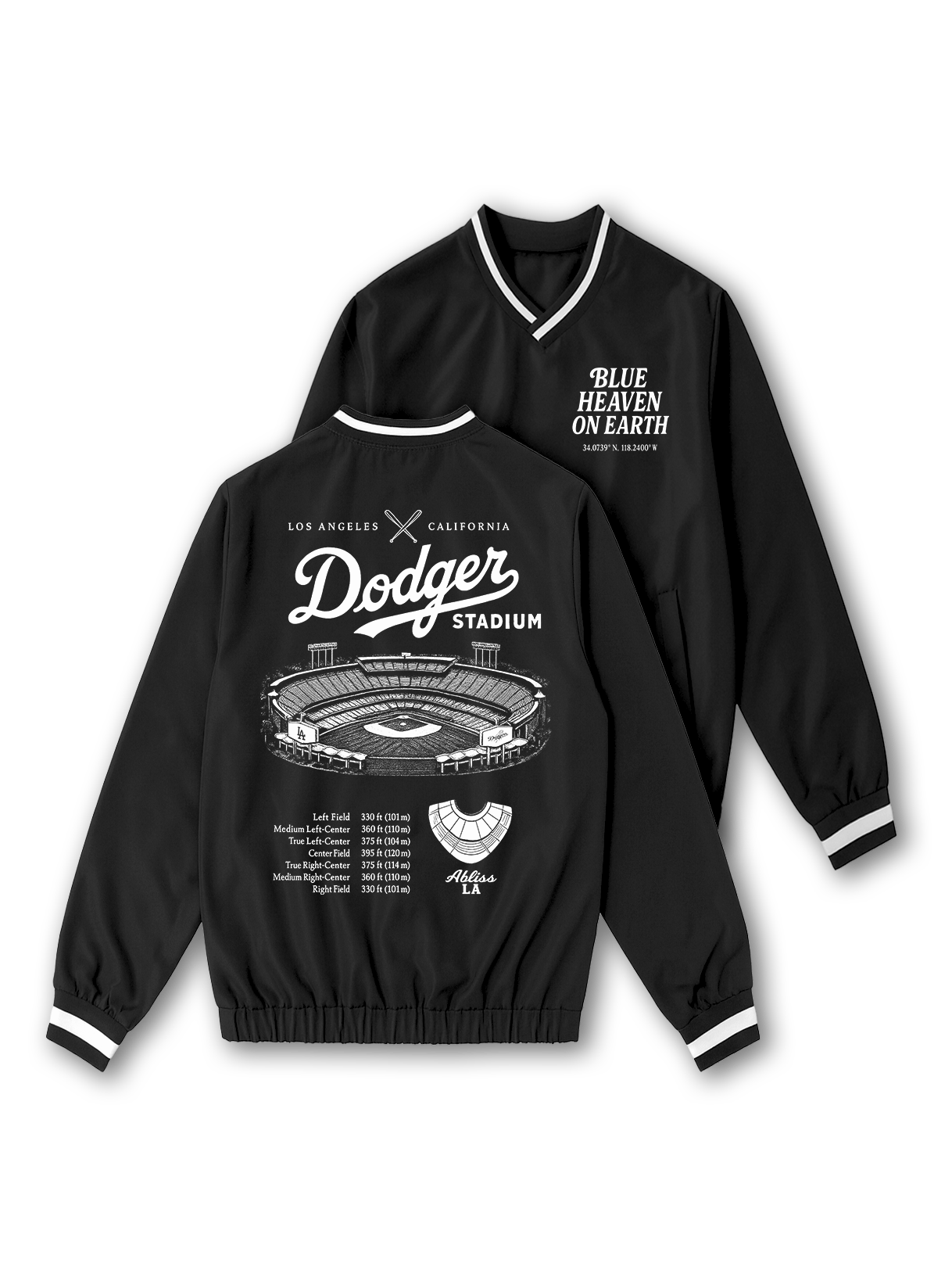 Black - Blue Heaven Windbreaker