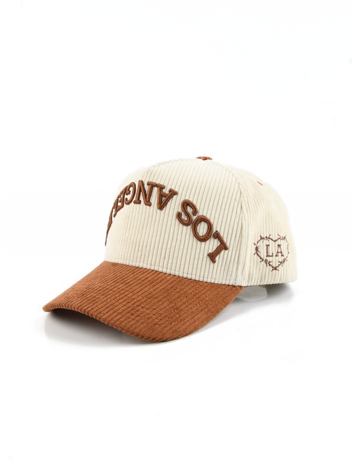 Cream Corduroy Snapback - Los Angeles – ABLISS