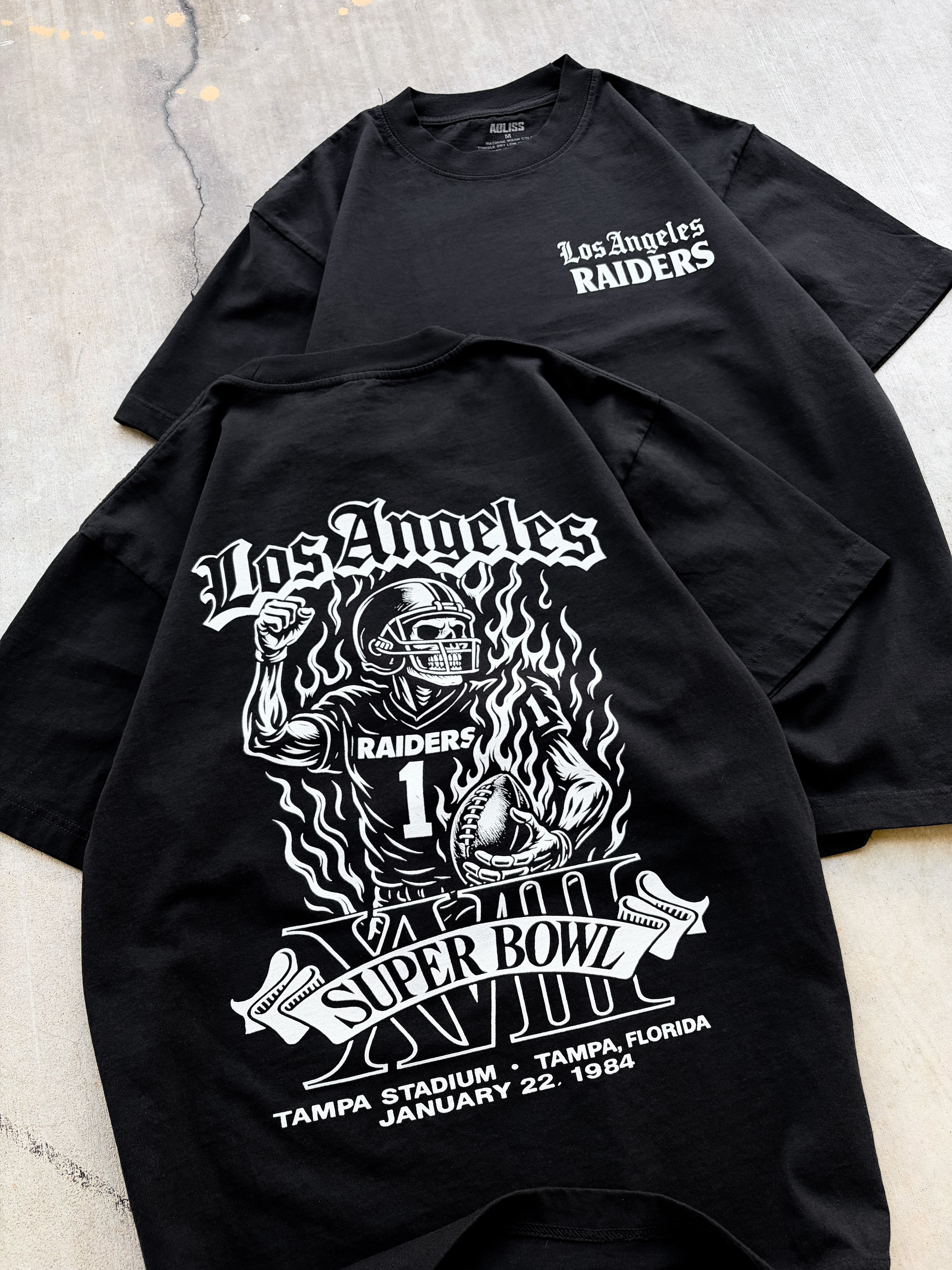 Black - 1984 LA Raiders Tee – ABLISS