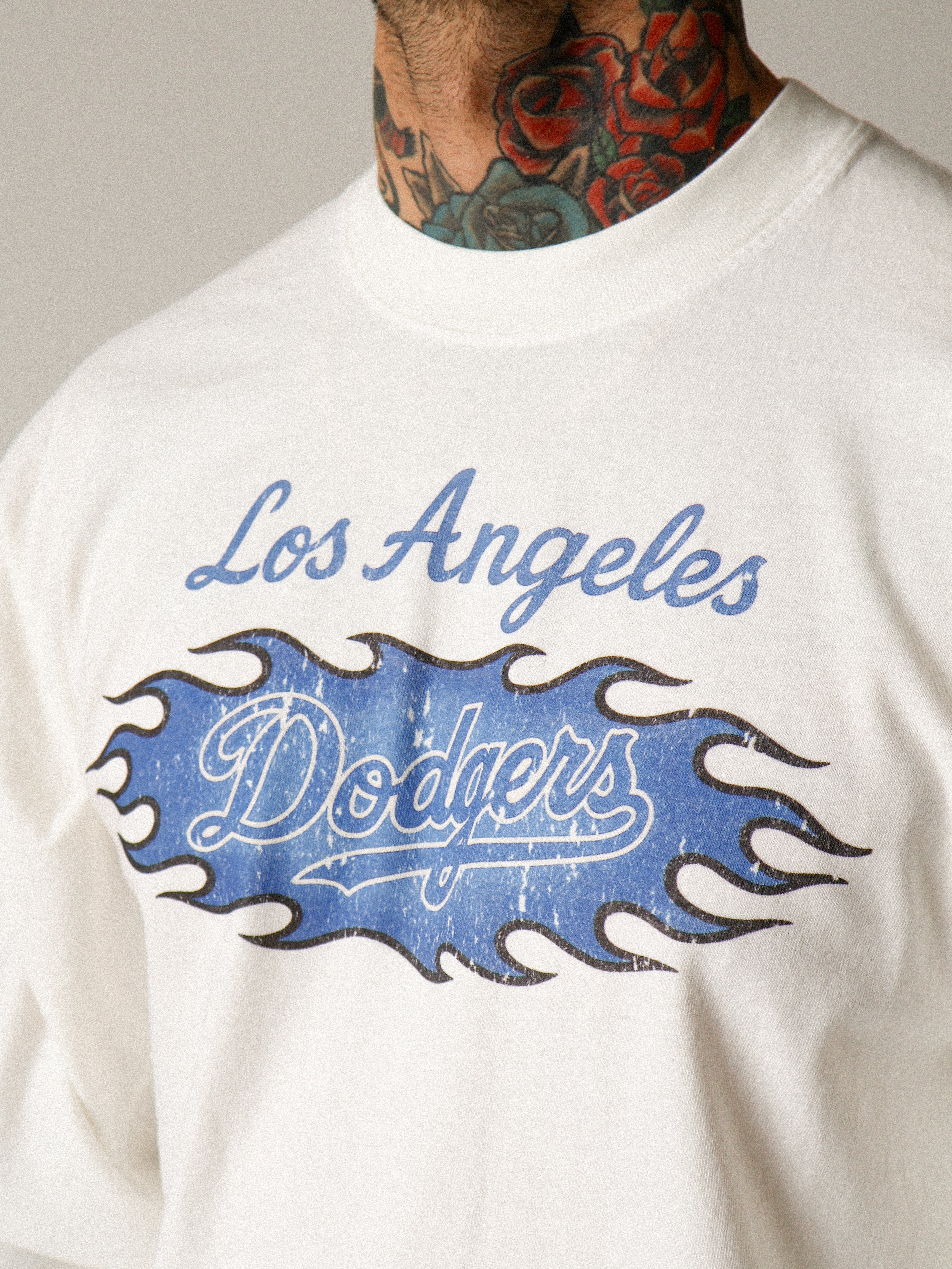 Off White - Blue Flame Long Sleeve – ABLISS