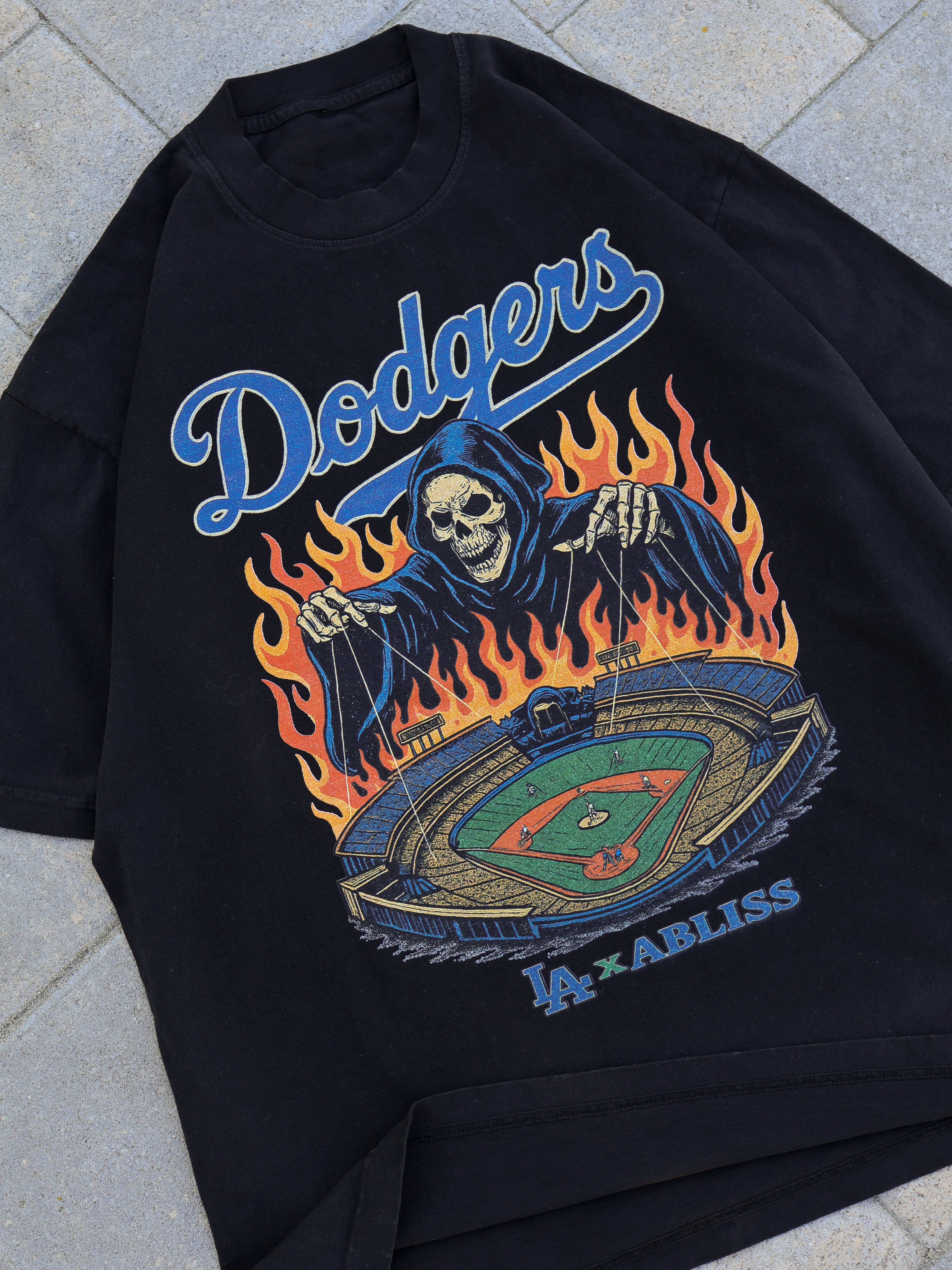 Black - Dodgers Reaper Tee – ABLISS