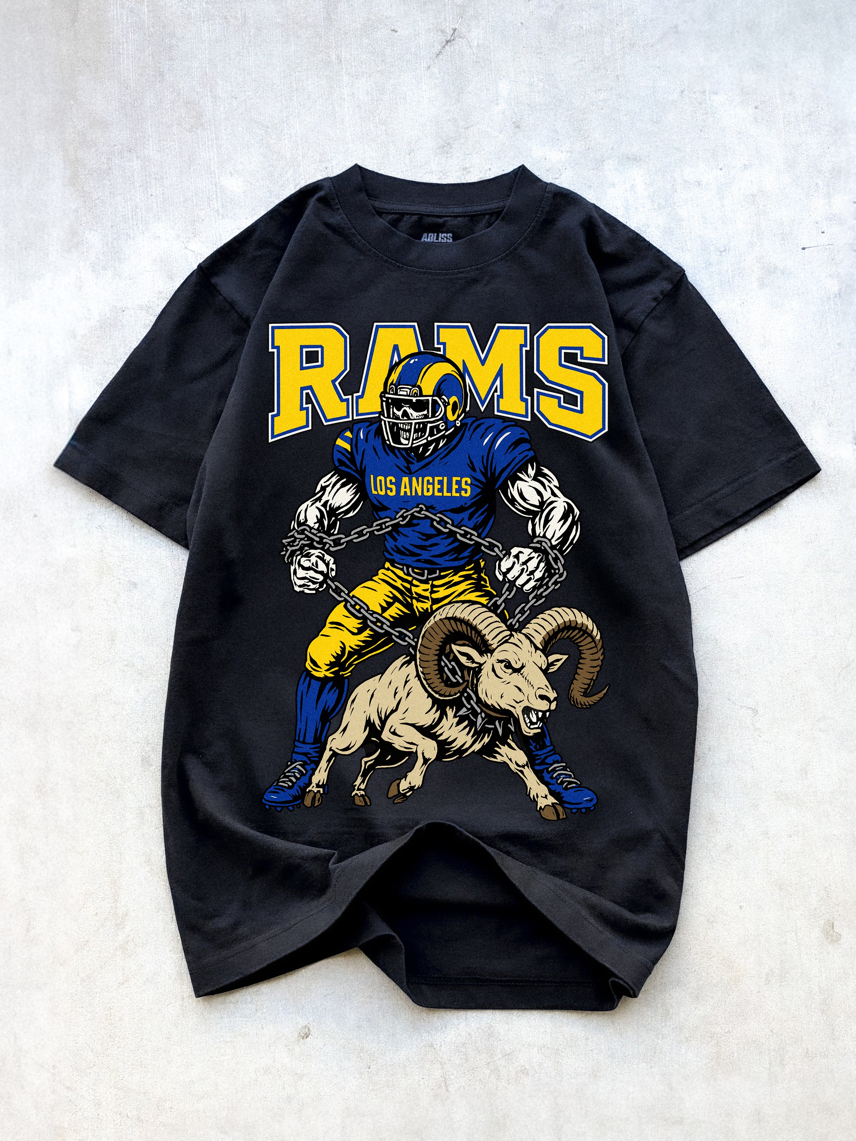 Black - Rams Tee – ABLISS