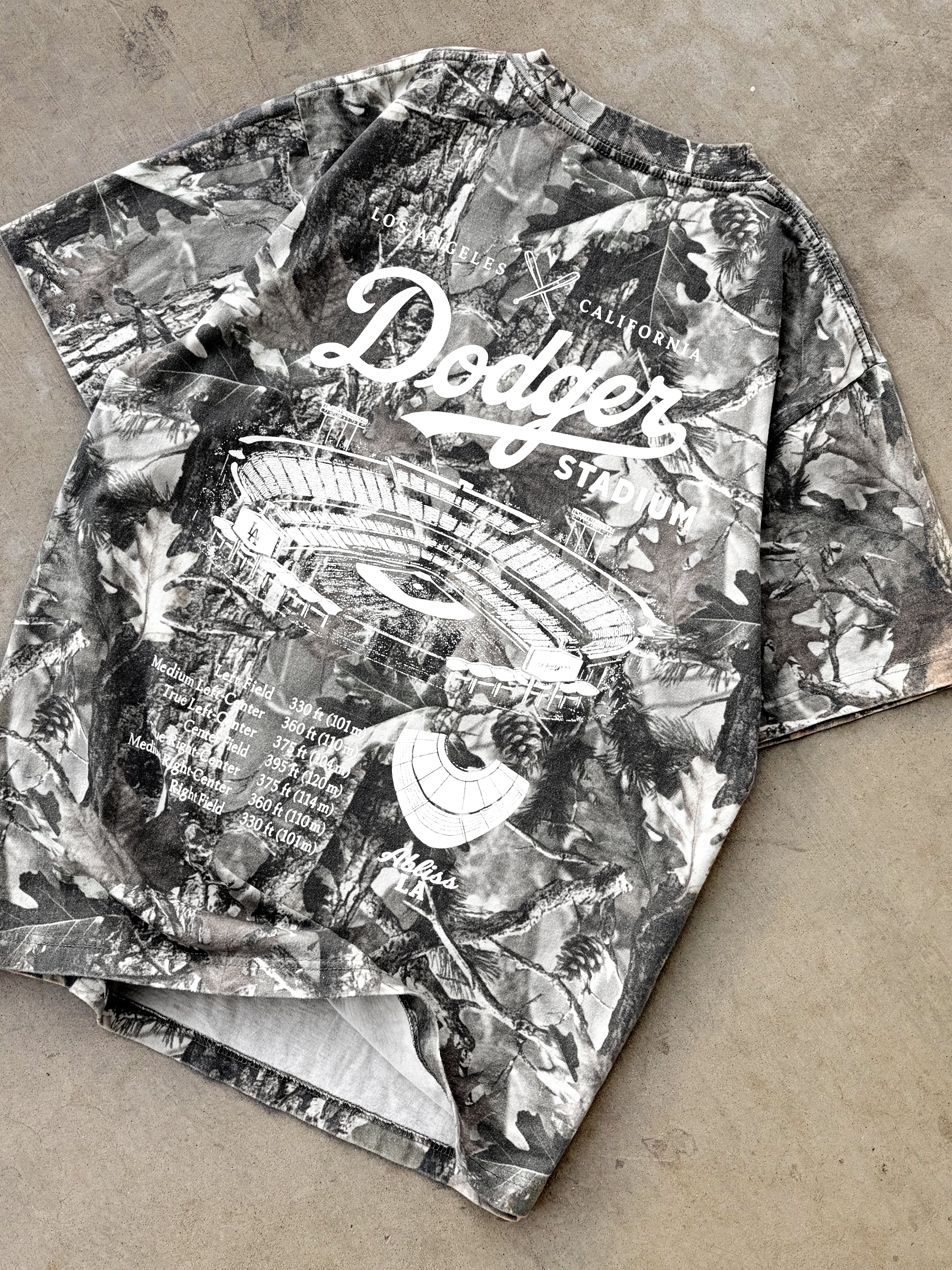 Grey Camo - Blue Heaven Tee – ABLISS