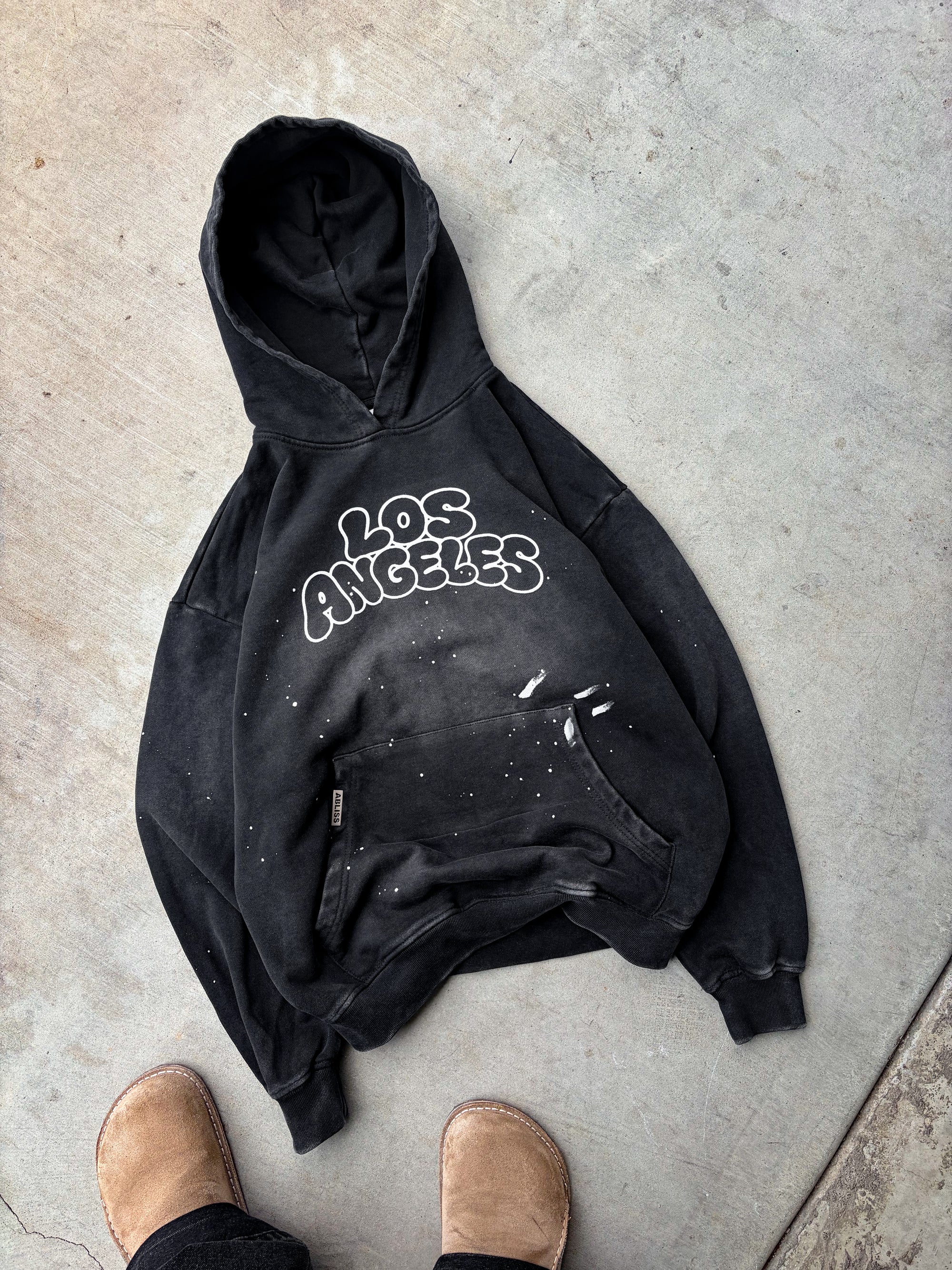 Vintage Black - Los Angeles Hoodie