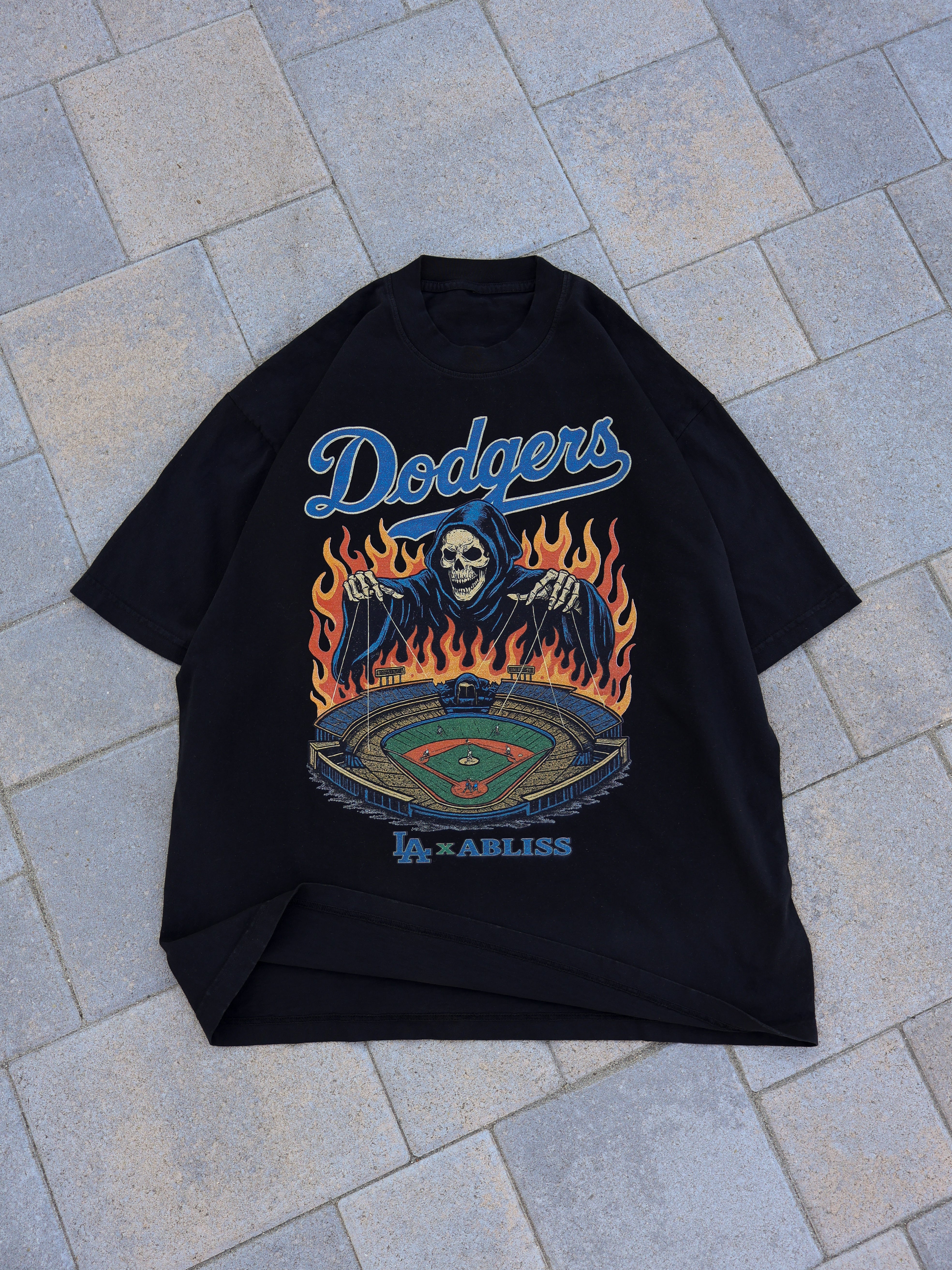 Black - Dodgers Reaper Tee – ABLISS