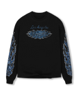 SAMPLE SALE- Distressed Blue Flame Long Sleeve